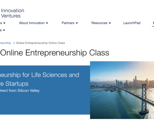 Entrepreneurship for Life Sciences and Healthcare Startups Spring Cohort 2021