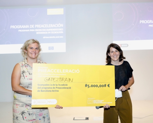 GATE2BRAIN winner of the Barcelona Activa Pre-acceleration competition