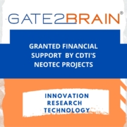 Gate2Brain has been granted financial support by the CDTI