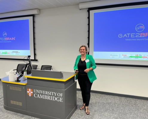 Gate2Brain participated on June 29 at The Milner Therapeutics Institute (MTI) Pitch Day 🗣️at the University of Cambridge, the cradle of cancer research. The MTI Pitch Day is a great initiative designed to highlight companies like us to investors, to create connections between academic entrepreneurship and investment to promote therapeutic companies. A great event that pulls together on one side academic, preclinical and research and on the other industry in an effort to push forward collaborative drug development and increase the standard of patient care