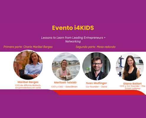 📢 On December 13h, Gate2Brain will be participating together with Maribel Berges (AFFIRMA BIOTECH SL), Sven Dr. Mulfinger (Dana_positive maternal health), and Diana Ballart (The Smart Lollipop) in the i4kids Closing Event 2022, sharing achievements and failures of entrepreneurs in #pediatric and maternal #healthcare.